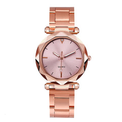 Hot Watches Women Romantic Rose Gold Alloy Strap Clock Ladies Female Rhinestone Casual Quartz Wristwatches Gift Dress Bayan Saat
