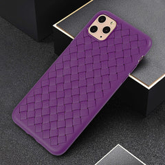 Breathable Mesh Case For iPhone 11 Pro Max XS 7 8 Plus X XR Leather TPU Weaving Grid Back Cover For iPhone11 Silicone Funda Shel