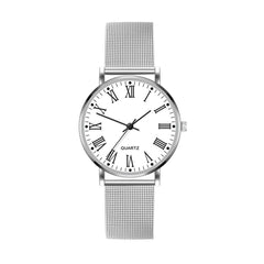 NEW Women's Watches Golden Border Thin Dial Ladies Fashion Analog Quartz Wristwatch Mesh Strap Clock Casual Dress Montre Femme@5