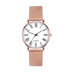 NEW Women's Watches Golden Border Thin Dial Ladies Fashion Analog Quartz Wristwatch Mesh Strap Clock Casual Dress Montre Femme@5