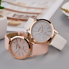 starry sky watch women lady watch for woman Casual Quartz Leather Band Analog women clock luxury Wristwatch montres femmes 03*