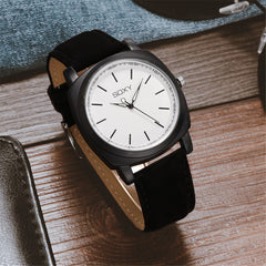 SOXY Fashion Men's Watch Quartz Watch Leather Strap Clock Watches for Men Relogio Masculino Erkek Kol Saati New