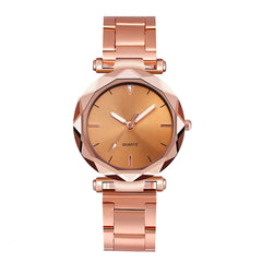 Hot Watches Women Romantic Rose Gold Alloy Strap Clock Ladies Female Rhinestone Casual Quartz Wristwatches Gift Dress Bayan Saat