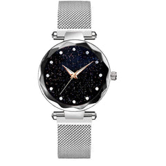 Fashion Top Brand Luxury Starry Sky Women Wrist Watches Magnetic Strap Quartz Clock Modern Wristwatch Women Orologio Donna 2019*