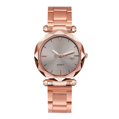 Hot Watches Women Romantic Rose Gold Alloy Strap Clock Ladies Female Rhinestone Casual Quartz Wristwatches Gift Dress Bayan Saat