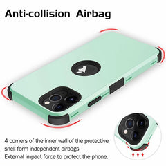 Shockproof Phone Case For iPhone 11Pro Max XR X XS Max 7 8 6 6sPlus 3 in 1 Hybrid Full Body Protect Anti-Knock Armor Phone Shell
