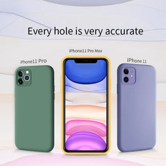 Camera Lens Protection Phone Case For IPhone 11 Pro Max Liquid silicone Case For IPhone 11 Pro Max Cover Shockproof Case Coque