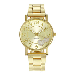2019 Love Women Watches Simple Dial Quartz Wristwatches Fashion Ladies Female Rose Gold Alloy Strap Clock Dress Zegarek Damski X