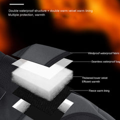 Snowboard Gloves Touch Screen Windstopper Motorcycle Waterproof Winter Outdoor Riding Fishing Men Women Warm Skiing Gloves D30