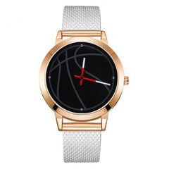 Simple Men Watches Basketball Dial Belt Analog Quartz Sport Watch Mens Watches Top Brand Business Gift Clock Masculino Reloj @50