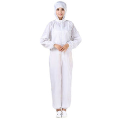 Disposable Protective Suit Full Body Anti Virus Anti-static Dustproof WorkSuit Labor Hospital Safety Clothing Coveralls With Cap