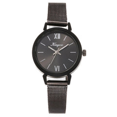 Best Selling Women Watches Rose Gold Scale Dial Ladies Quartz Wristwatc Business Mesh Strap Clock Casual Gift Montre Femme@50