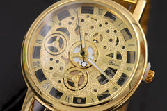 Steel Hollow Design Watches Men Relogio Unisex Retro Masculino Relojes Hombre Quartz Wrist watch Luxury Clock Drop Ship Saati