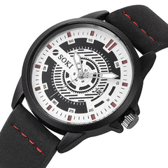 DISU Couple Men Wristwatch Nylon strap Analog Quartz Round watch man new arrival in men wrist watches mens watches