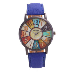 Creative And Unique Zegarki Damskie SONSDO Vintage Harajuku Graffiti  Clock Women's Watches Best Sellers Relojes Para  Mujer@50