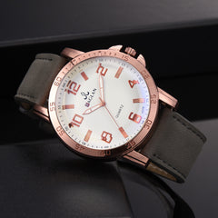 DISU Men Watch High Quality Leather Blu Ray Glass Quartz Watch new arrival in men wrist watches wristwatch mens