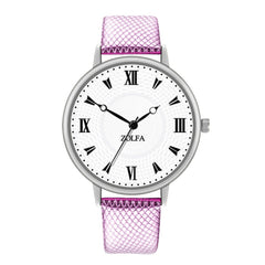Business Watches Women Thin Dial  Ladies Fashion Quartz Wristwatch Solid Color Leather Strap Clock Casual Reloj Mujer @50