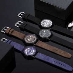 DISU Couple Men Wristwatch Nylon strap Analog Quartz Round watch man new arrival in men wrist watches mens watches