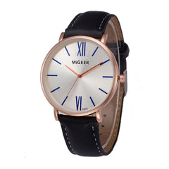 DISU Men Watch Stylish And Simple Temperament Belt watch mens new arrival in men wrist watches relogios masculino