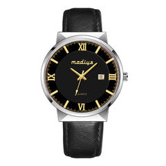 DISU Male Men Watch Popular Quartz Minimalist Belt Leather Strap watches men watches mens 2019 relogios masculino