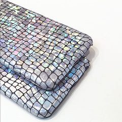 Soft PU Leather Phone Cases For iPhone 7 6 6s Plus Fashion Laser Crocodile Pattern Back Cover Glitter Sequins Shell Coque