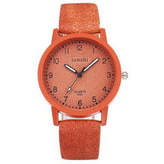 Best Selling Women Watch Fashion Roman Numerals Dial Ladies Quartz Wristwatch Exquisite Leather Strap Clock  Zegarki Damskie@50