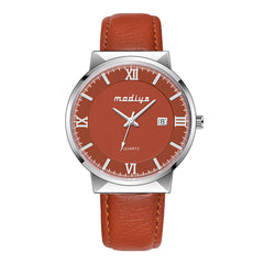 DISU Male Men Watch Popular Quartz Minimalist Belt Leather Strap watches men watches mens 2019 relogios masculino