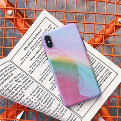 TIKITAKA Gradient Rainbow Phone Case For iphone 7 Blue Ray Case For iphone X 6 6s 8 6 Plus 6s Plus 7 Plus 8 Plus Back Cover