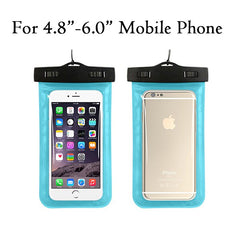 Waterproof Pouch Dry Case Cover For Universal 4.8"-6.0" Phone Camera Mobile Phone Water proof Bags For Iphone 5 5s SE 6 6s Plus