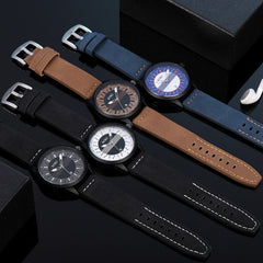 SOKI Man Wrist Watches NEW Sport Watches Quartz Leather Watch Mens Reloj Hombre 2019 Men Wristwatch Clock zegarek meski