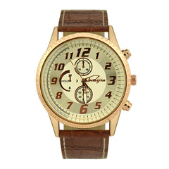 DISU Men Watch Leather Quartz  Luxury Casual Clock watch mens watches mens 2019 relogios masculino