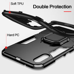 Shockproof Armor Case For iPhone 6 6S 7 8 Plus XS Case For iPhone X 5 5S Se XS Xs Max XR Finger Ring Holder Phone Cover