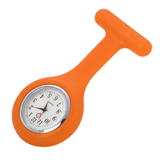 Best Selling Clip Nurse Doctor Pendant Pocket Quartz Silica Gel Brooch Nurses Compass Watch Hanging Medical Reloj De Bolsillo@50