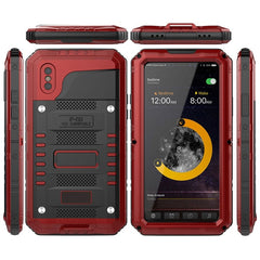 IP68 Waterproof Shockproof Heavy Duty Hybrid Tough Rugged Armor Metal Phone Cases For iPhone X 8  7 6 6S Plus 5 5S SE Cover Case