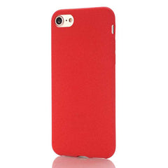 Fashion Simple frosted matte Phone Cases For Iphone X 8 7 6 6s Plus Fundas Soft Ultra Thin Back Cover Black Gray Blue Wine Red