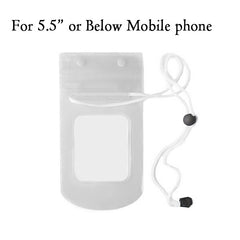 Waterproof Pouch Dry Case Cover For Universal 4.8"-6.0" Phone Camera Mobile Phone Water proof Bags For Iphone 5 5s SE 6 6s Plus