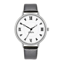 Business Watches Women Thin Dial  Ladies Fashion Quartz Wristwatch Solid Color Leather Strap Clock Casual Reloj Mujer @50