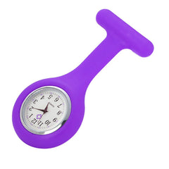 Best Selling Clip Nurse Doctor Pendant Pocket Quartz Silica Gel Brooch Nurses Compass Watch Hanging Medical Reloj De Bolsillo@50