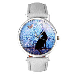 Simple Women's Watches Best Sellers Cute Cat Pattern Ladies Watch  Montre Femme Marque De Luxe Cuir Relojes Para Mujer@50