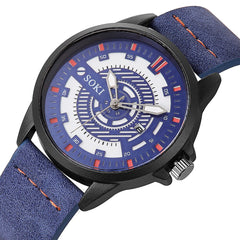 DISU Couple Men Wristwatch Nylon strap Analog Quartz Round watch man new arrival in men wrist watches mens watches