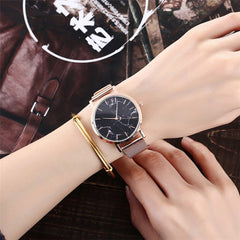 Disc Fashion Texture Pattern Business Style Ladies Watch Multicolor Quartz movement Zegarki Damskie High Quality Wristwatch@50
