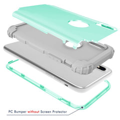 Shockproof Phone Cases For iPhone X 7 6 6S Plus Cover PC+TPU 3 Layers Hybrid Full Body Protect Case Anti-Knock Phone Shell Coque