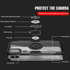 Luxur Car Ring Case On For IPhone 6 6s 7 8 Plus XR X XS Max Soft Silicone Cover For IPhone 6 6s 7 8 Plus PC Back Shockproof Case