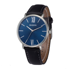 DISU Men Watch Stylish And Simple Temperament Belt watch mens new arrival in men wrist watches relogios masculino