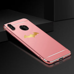 Cool 3D Bat Wing Phone Cases For iPhone X 8 7 6 6S Plus Cover Plating 3 in 1 Shockproof Armor Case Matte Hard PC Shell