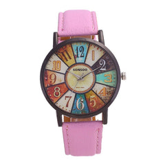 Creative And Unique Zegarki Damskie SONSDO Vintage Harajuku Graffiti  Clock Women's Watches Best Sellers Relojes Para  Mujer@50