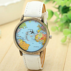 Women's Watches Best Sellers Globe Travel Map Denim Watch Minimalism Feminino Reloj Mujer Staat Zegarki Damskie Kadin Clock@50