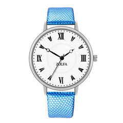 Business Watches Women Thin Dial  Ladies Fashion Quartz Wristwatch Solid Color Leather Strap Clock Casual Reloj Mujer @50