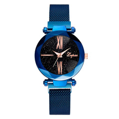 Fashion Watches Women Starry Sky Ladies Watch Magnetic Buckle Bracelet Casual Dress Quartz Wristwatch Nice Clock Reloj Mujer @50