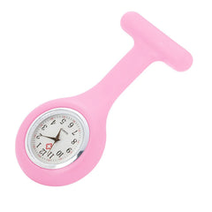 Best Selling Clip Nurse Doctor Pendant Pocket Quartz Silica Gel Brooch Nurses Compass Watch Hanging Medical Reloj De Bolsillo@50